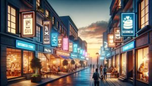 שילוט חוץ לעסקים